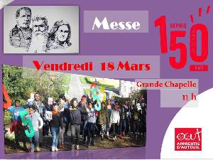 Messe à l’occasion du 150ème anniversaire